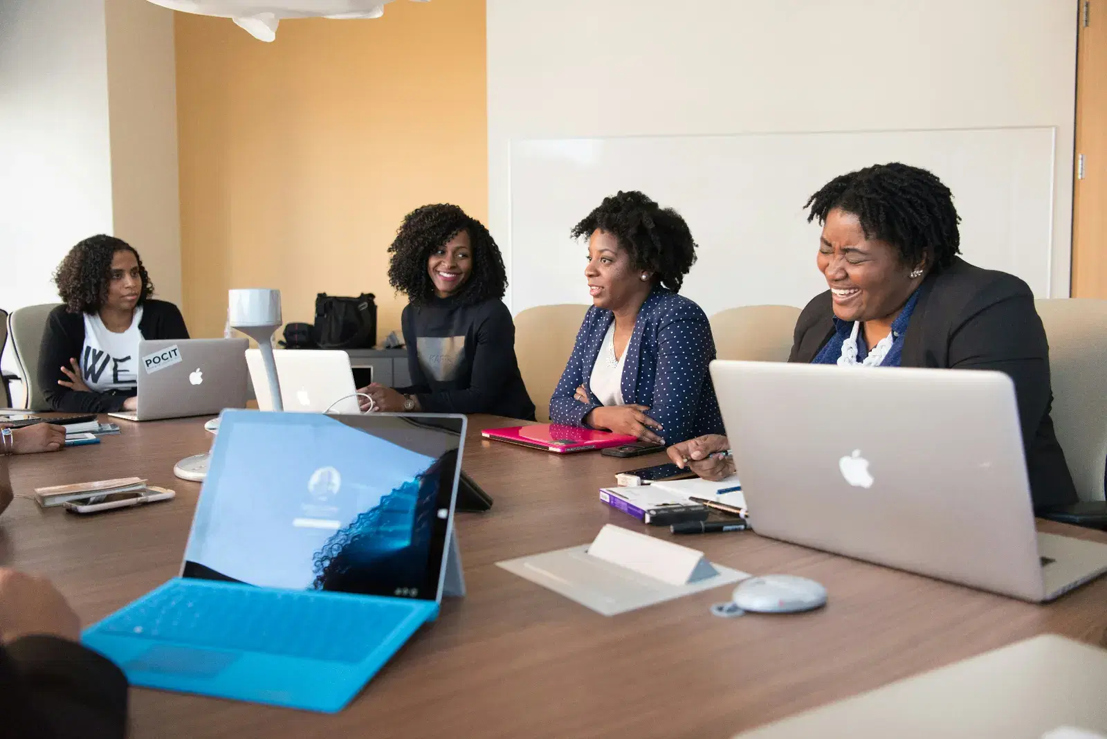 African professionals collaborating
